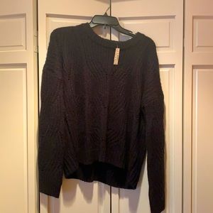 Madewell cozy black sweater never worn with tags